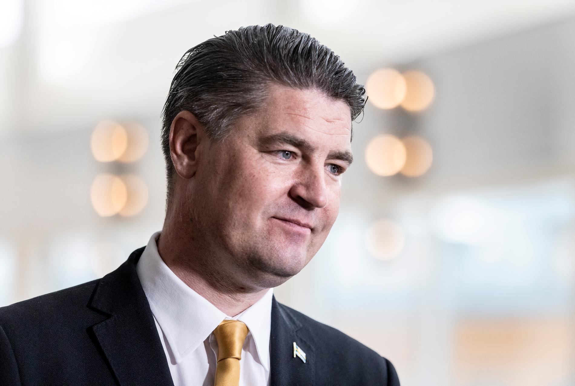 Oscar Sjöstedt, ekonomisk-politisk talesperson för Sverigedemokraterna. Arkivbild.