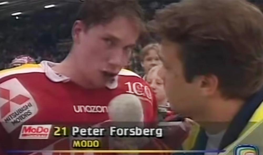 Peter Forsbergs klassiska med Albert Svanberg.