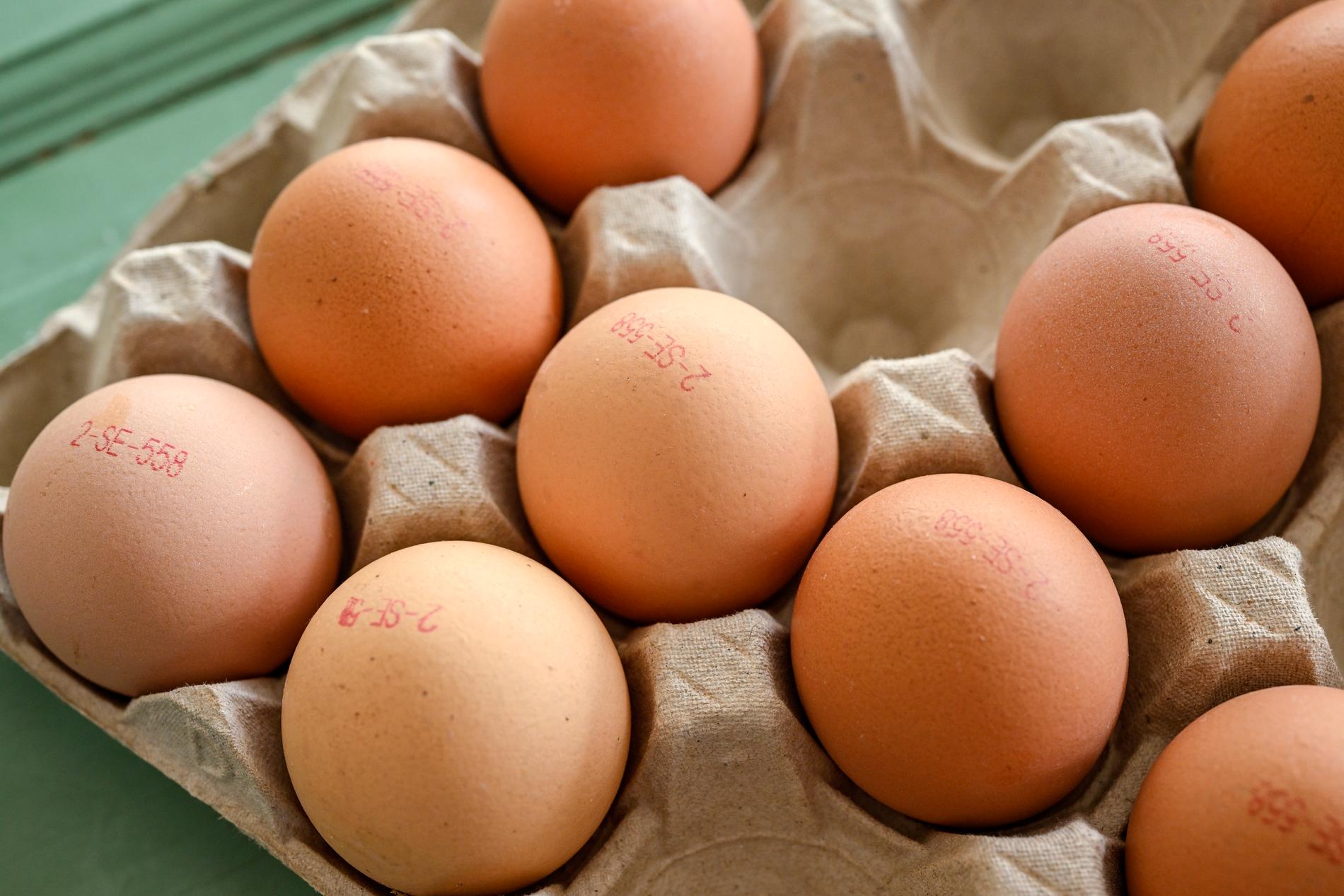 Ovanligt många återkallade ägg i år. 