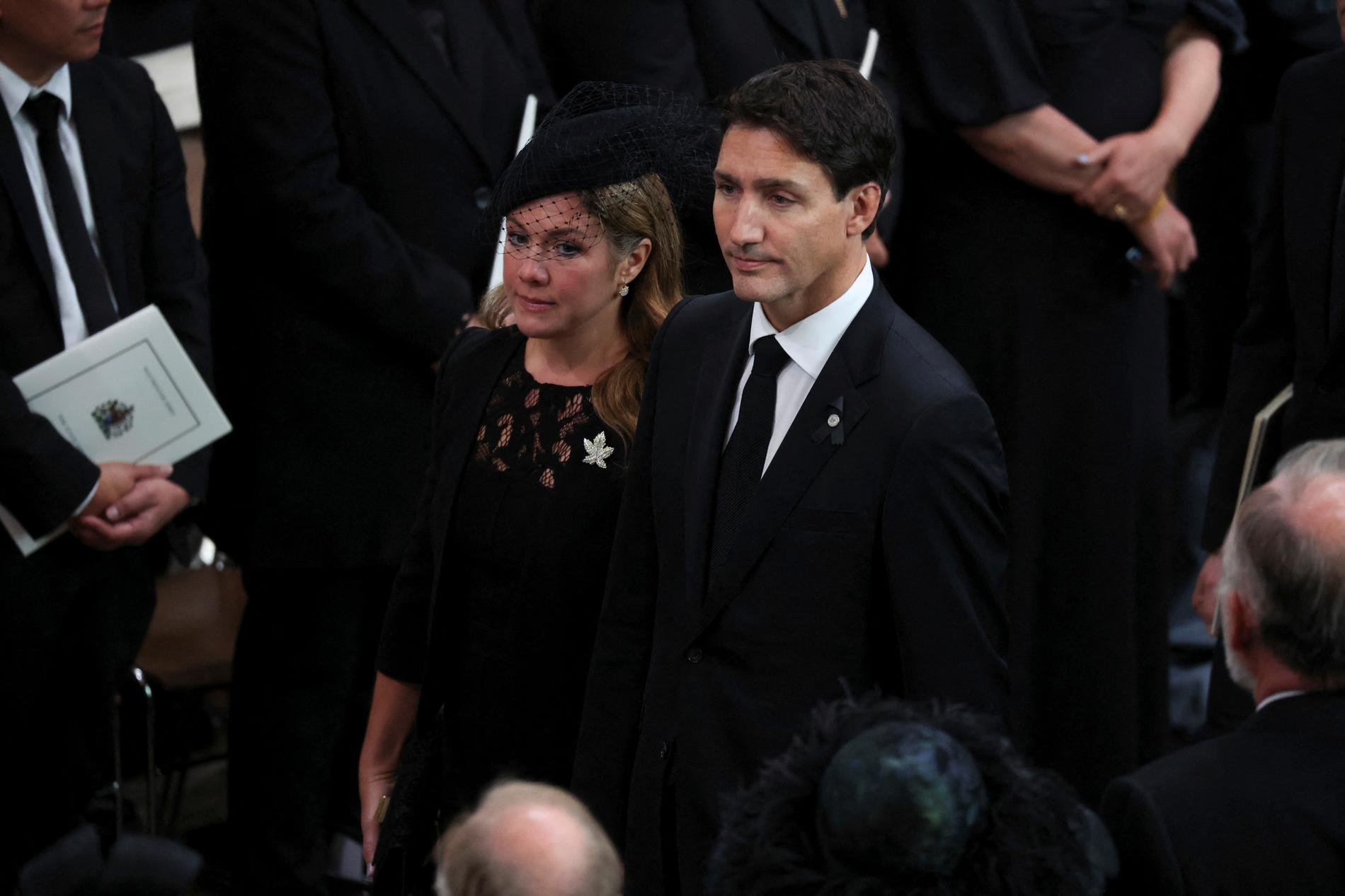 Kanadas premiärminister Justin Trudeau och frun Sophie.