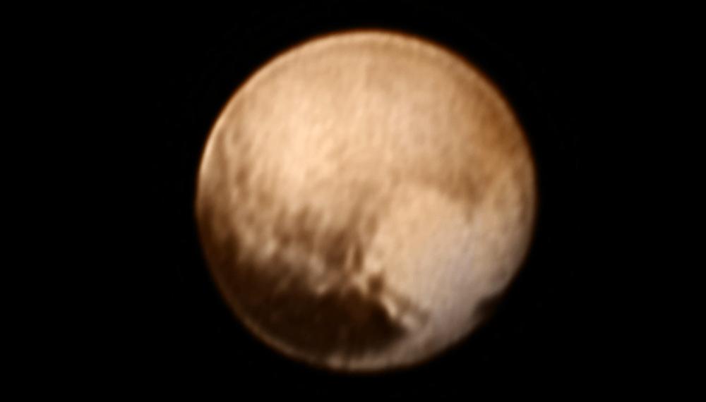 Ny bild från juli 2015 på Pluto.