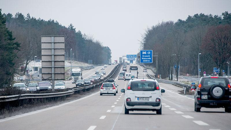 Svenska bilar är inte ovanliga på autobahn, men ännu vanligare är schweizare, österrikare och italienare.