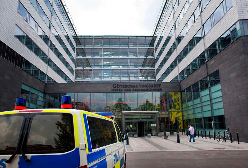 Häktningsförhandlingarna hålls på Göteborgs tingsrätt.