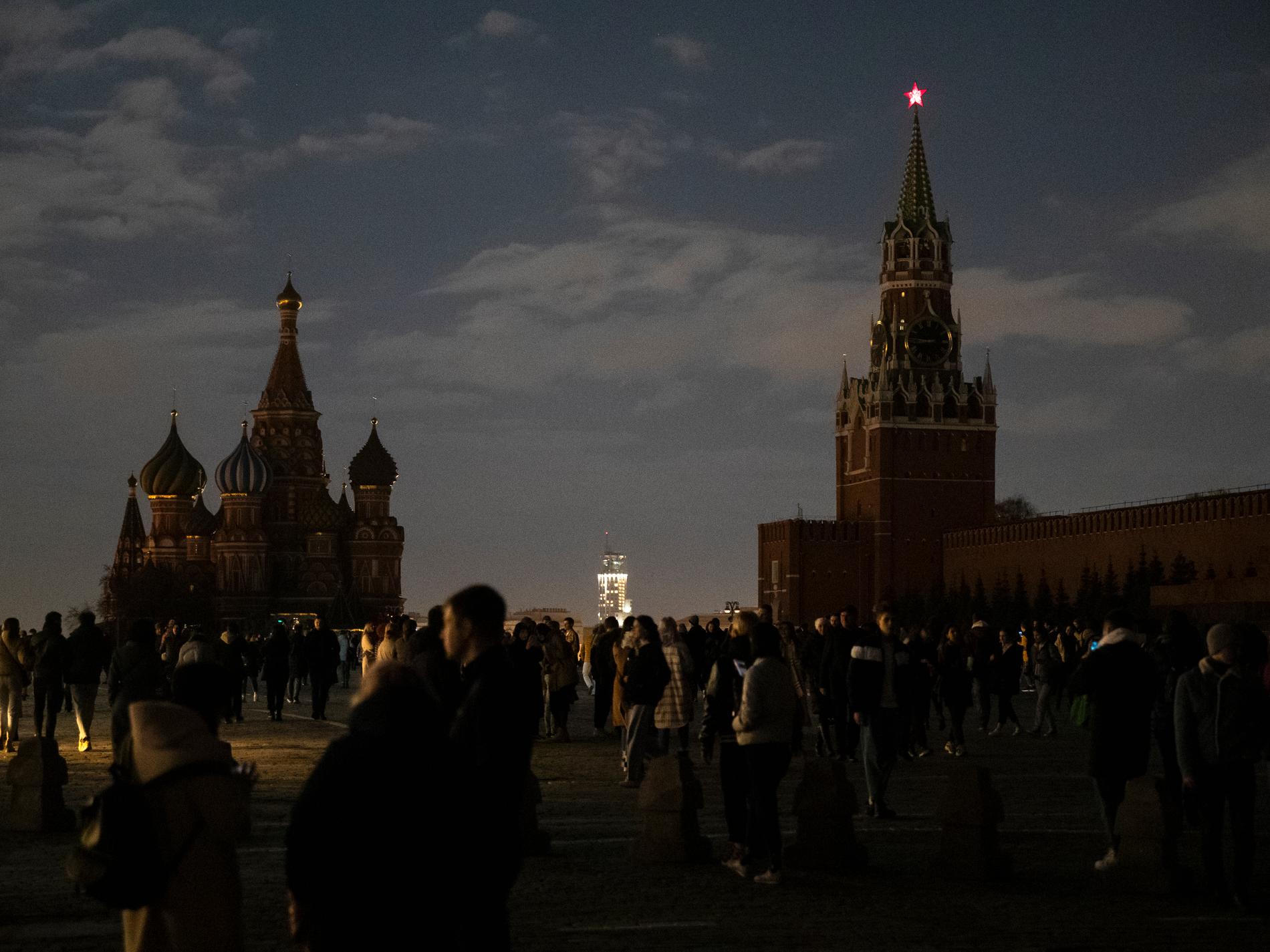 Ryssland ratar Earth Hour: 