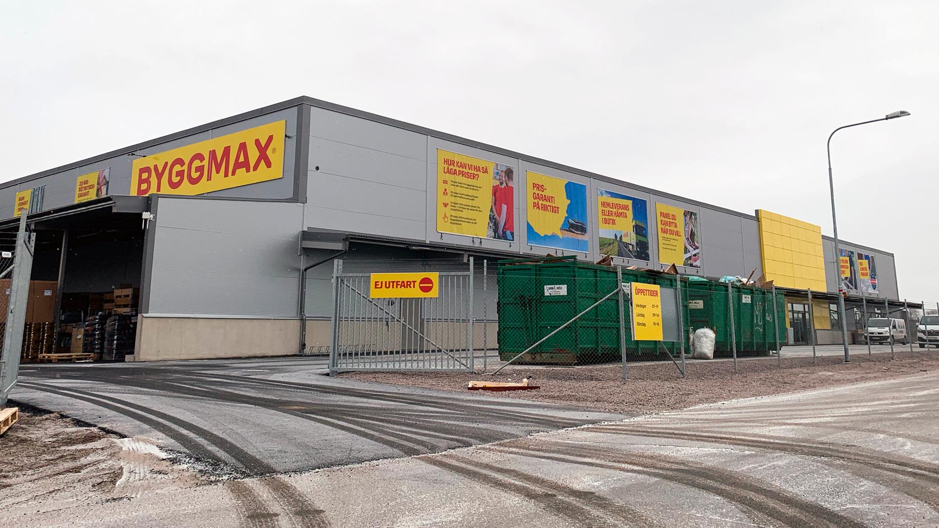 Byggmax nya butik i Fyrislund öppnar i april.