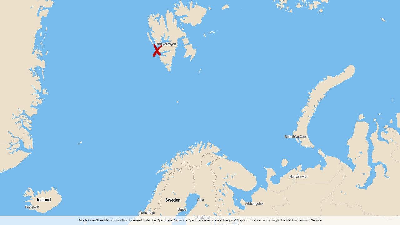Barentsburg i Svalbard.