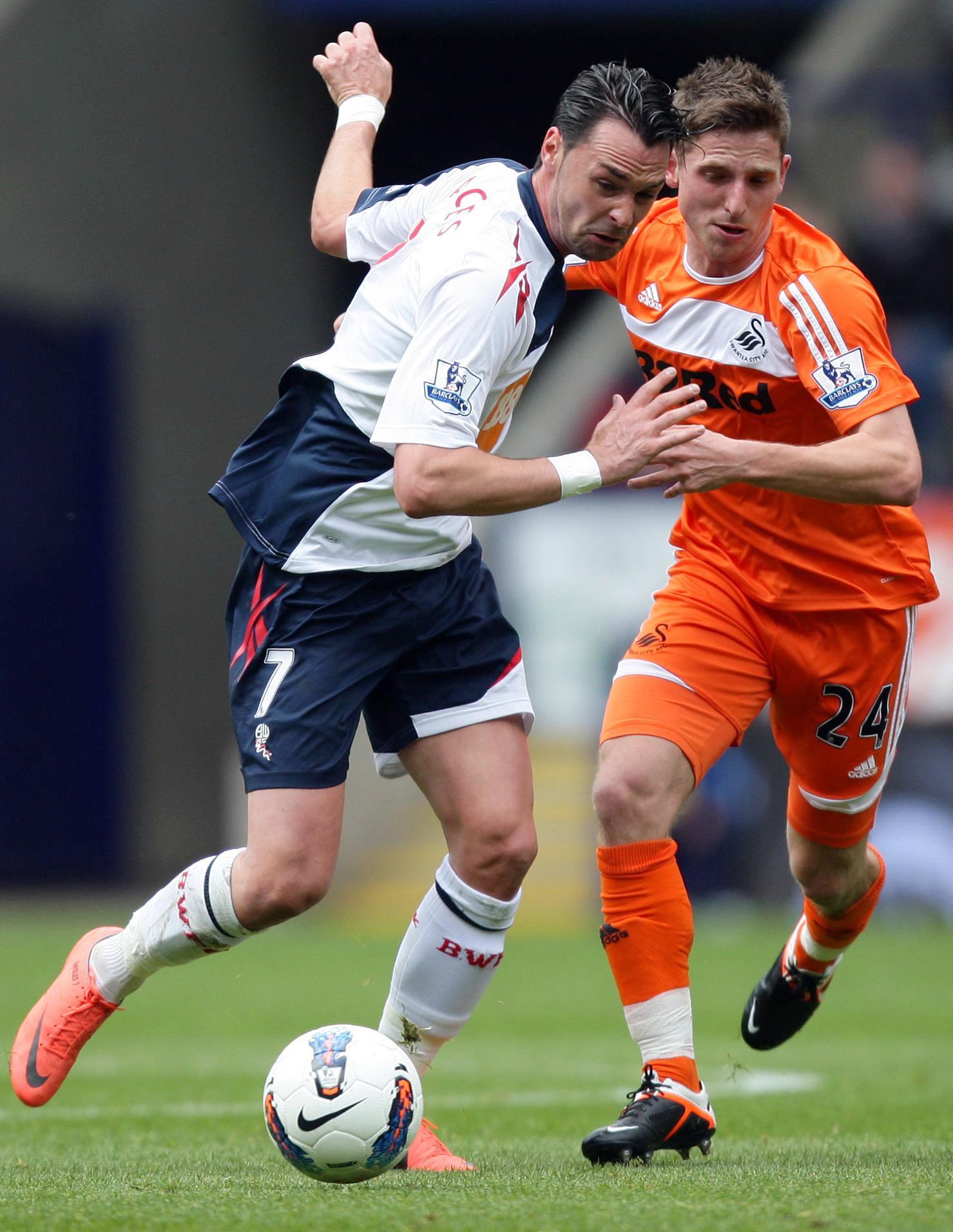 Chris Eagles i Bolton säsongen 2011/12.