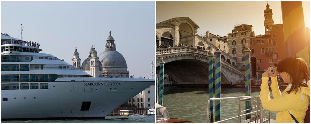 Venedig vill stoppa massturismen, främst de besökare som kommer med de stora kryssningsfartygen. 