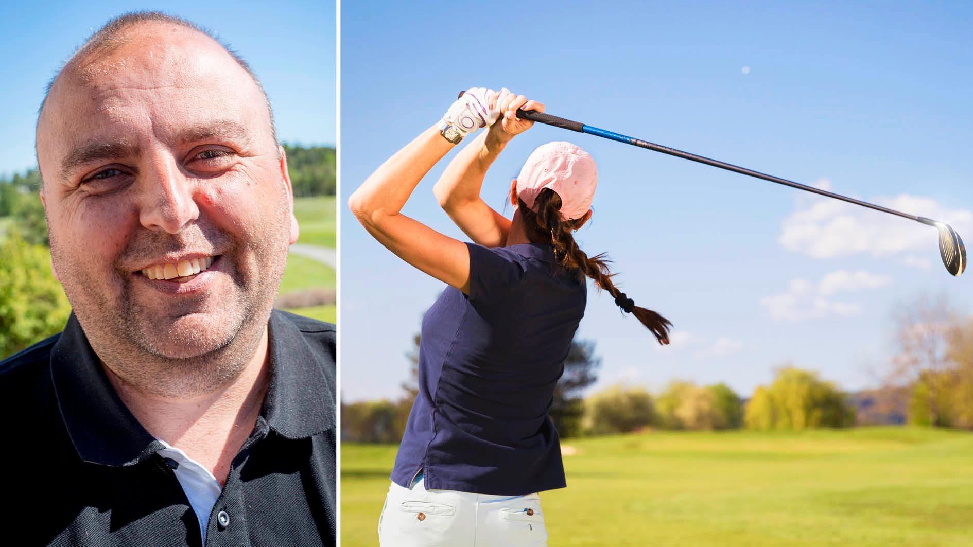 Johan Dagerhamn hade själv cancer. Nu vill han engagera golfspelare att samla in pengar till forskningen. 
