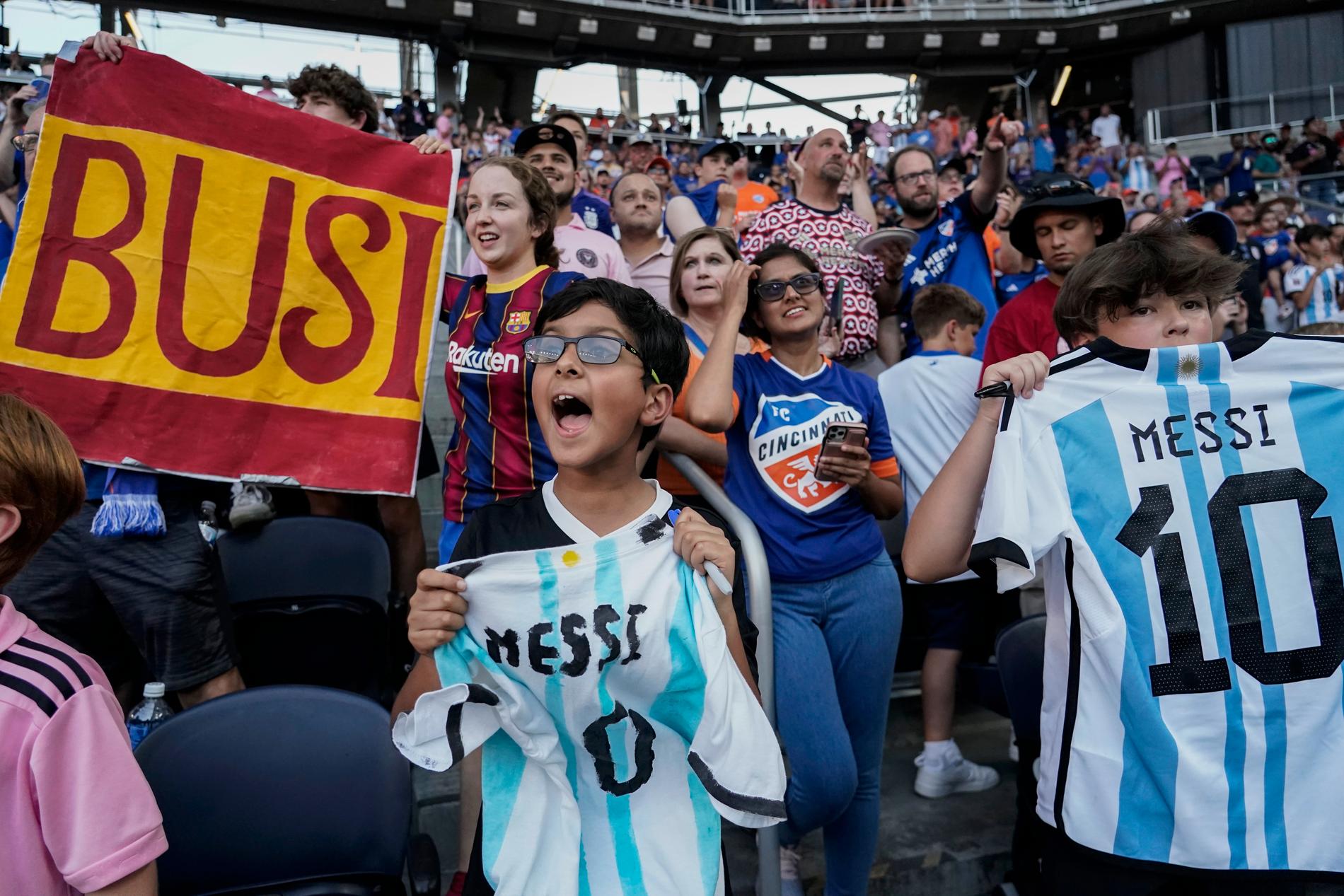 Hysterin kring Messi i USA är total.