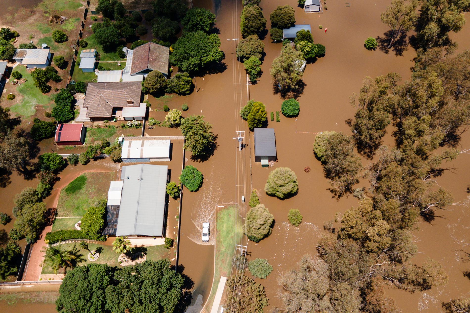 Översvämningar i Australien. 