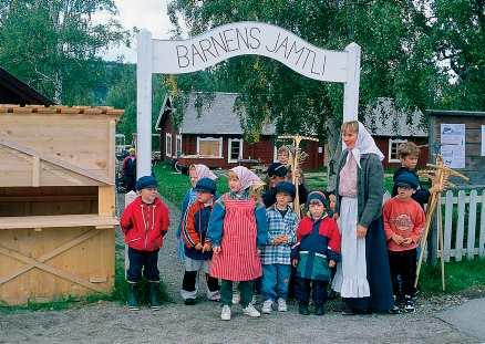 Jamtli i Östersund - rena drömmen för leklystna barn