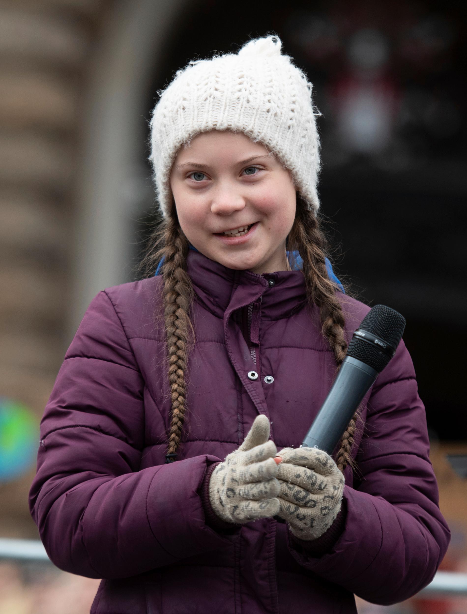 Klimataktivisten Greta Thunberg, 16. 