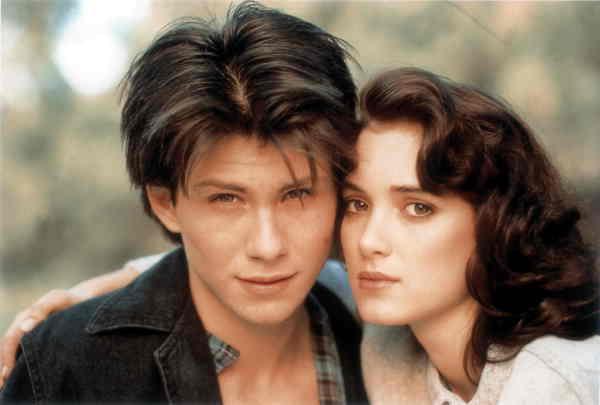 Christian Slater och Winona Ryder i ”Heathers” (Häxor, läxor och dödliga lektioner”) från 1988.