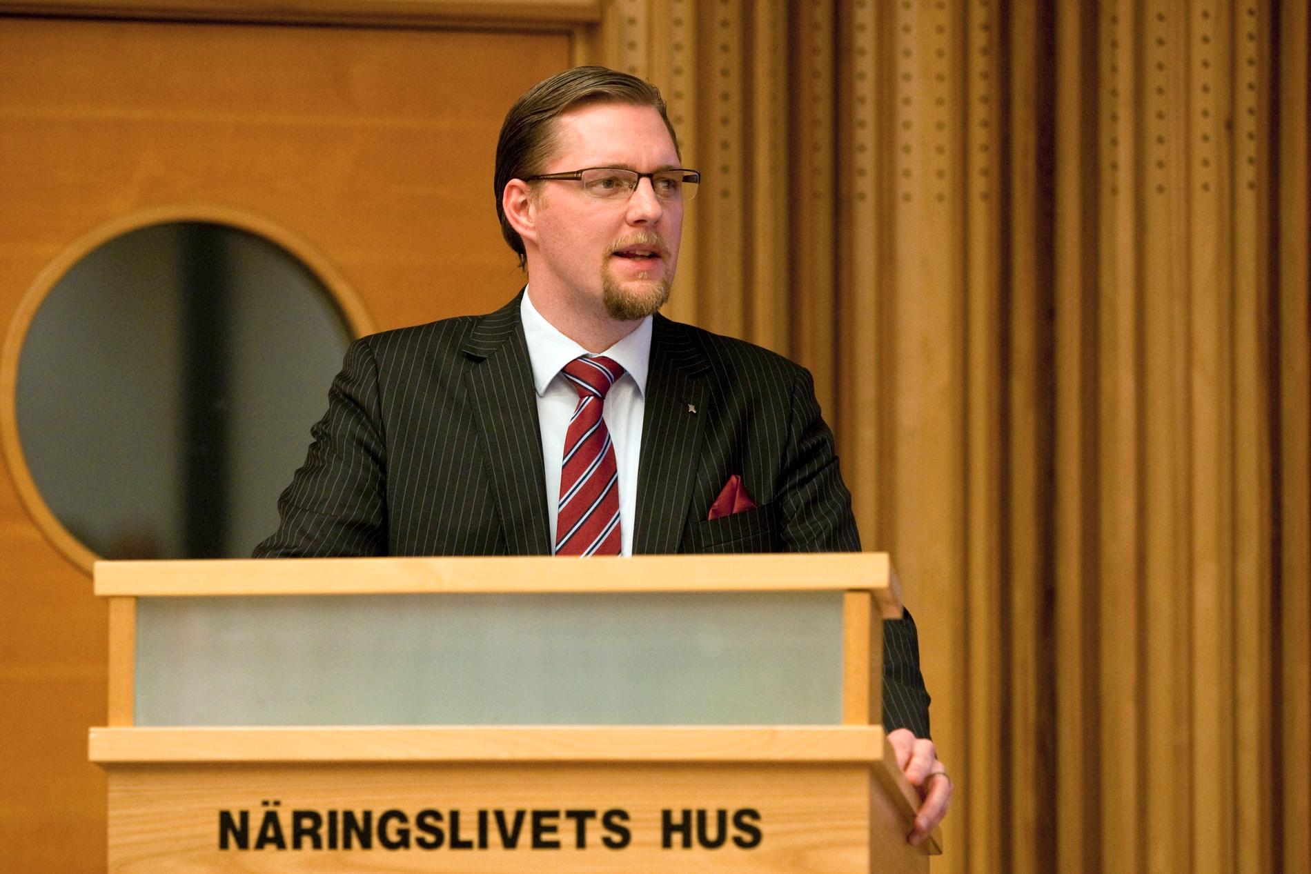 Günther Mårder, vd för Företagarna, är överlag nöjd med regeringens paket. Arkivbild.