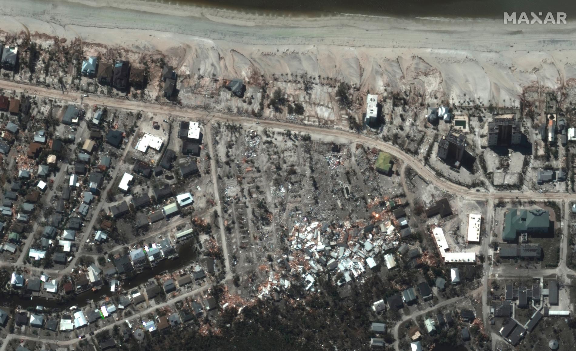 Satellitbild över Fort Myers.