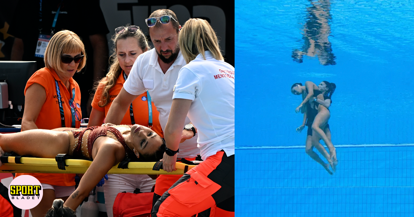 Sim-VM 2022: Anita Alvarez svimmade i bassängen – räddad av tränaren