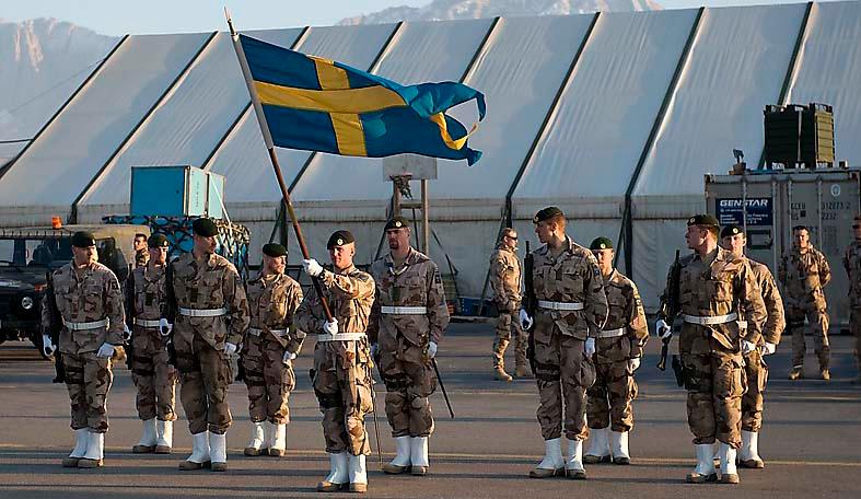 Svenska trupper i Afghanistan.