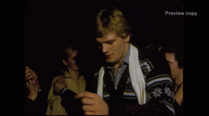 Frank Andersson var ett stort fan av disco får man veta i dokumentären. Här dansar han på Alexandra’s 1978.