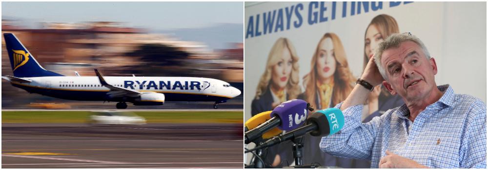 Ryanairs vd Michael O'Leary ber om ursäkt.