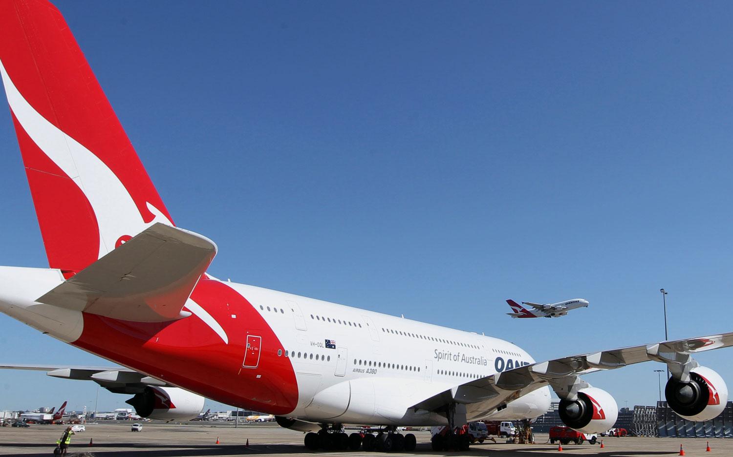 Australiensiska Qantas - säkrast i världen.