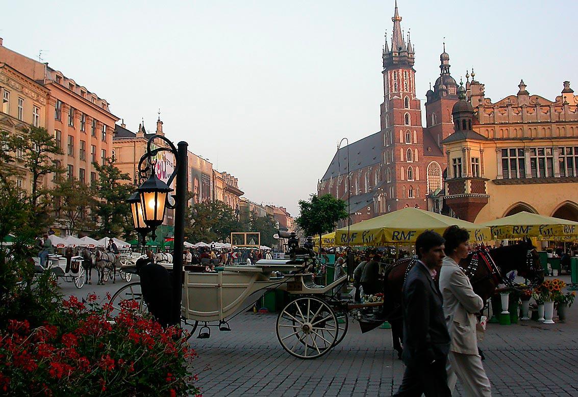 Polens vackraste stad Krakow.