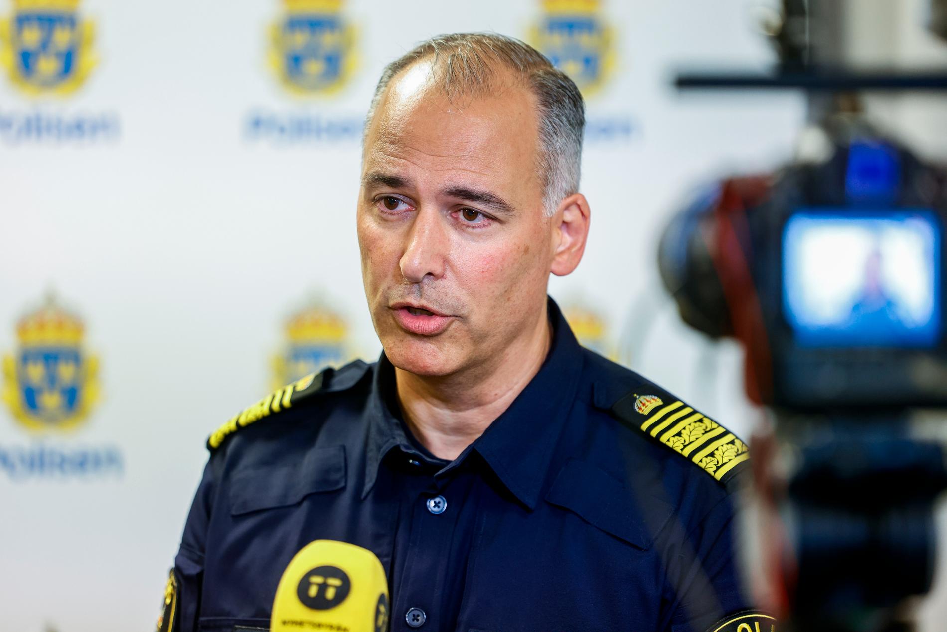 Jonas Hysing, biträdande kommenderingschef vid polisens Nationella operativa avdelning (Noa).