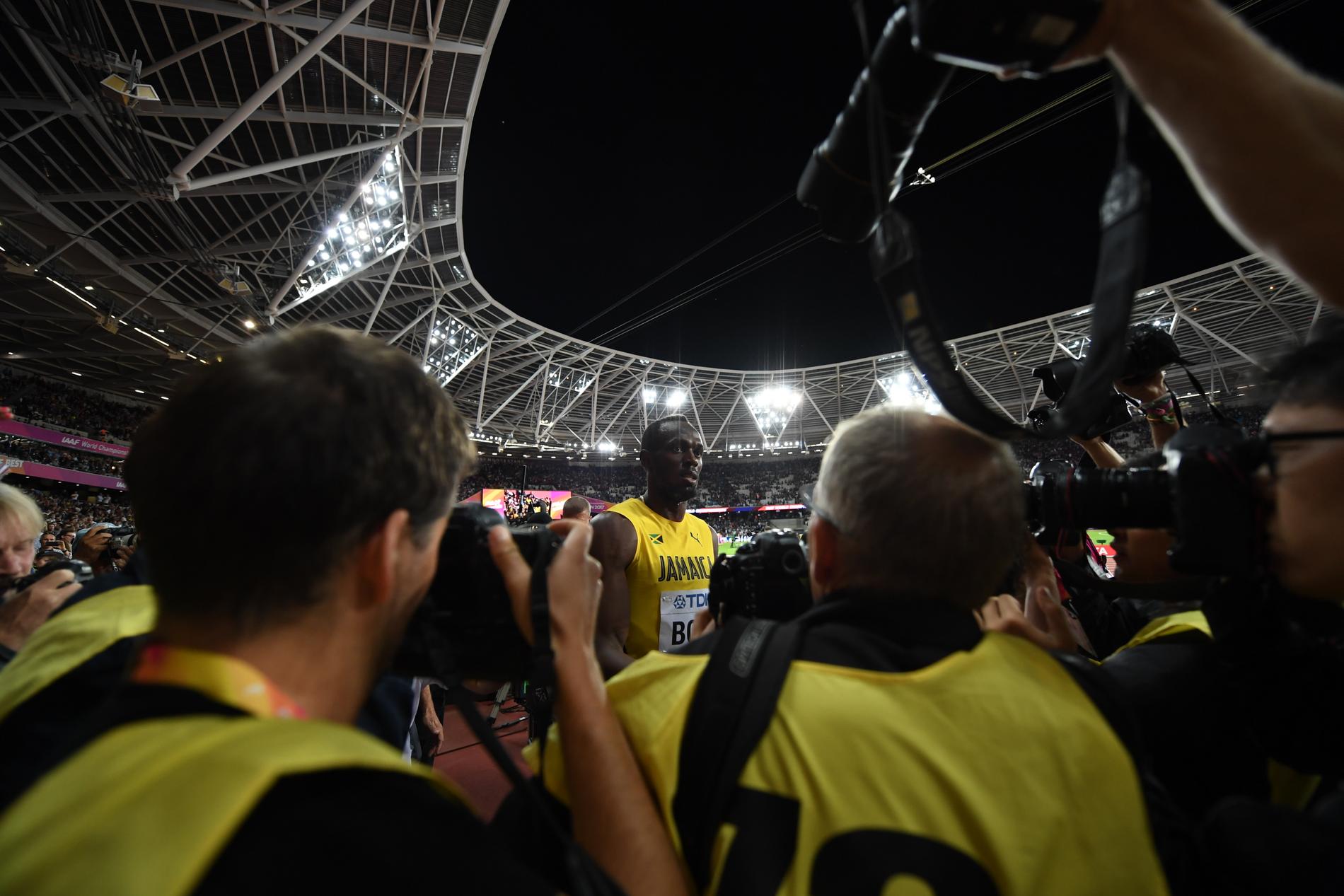 Bolt besegrades i London.