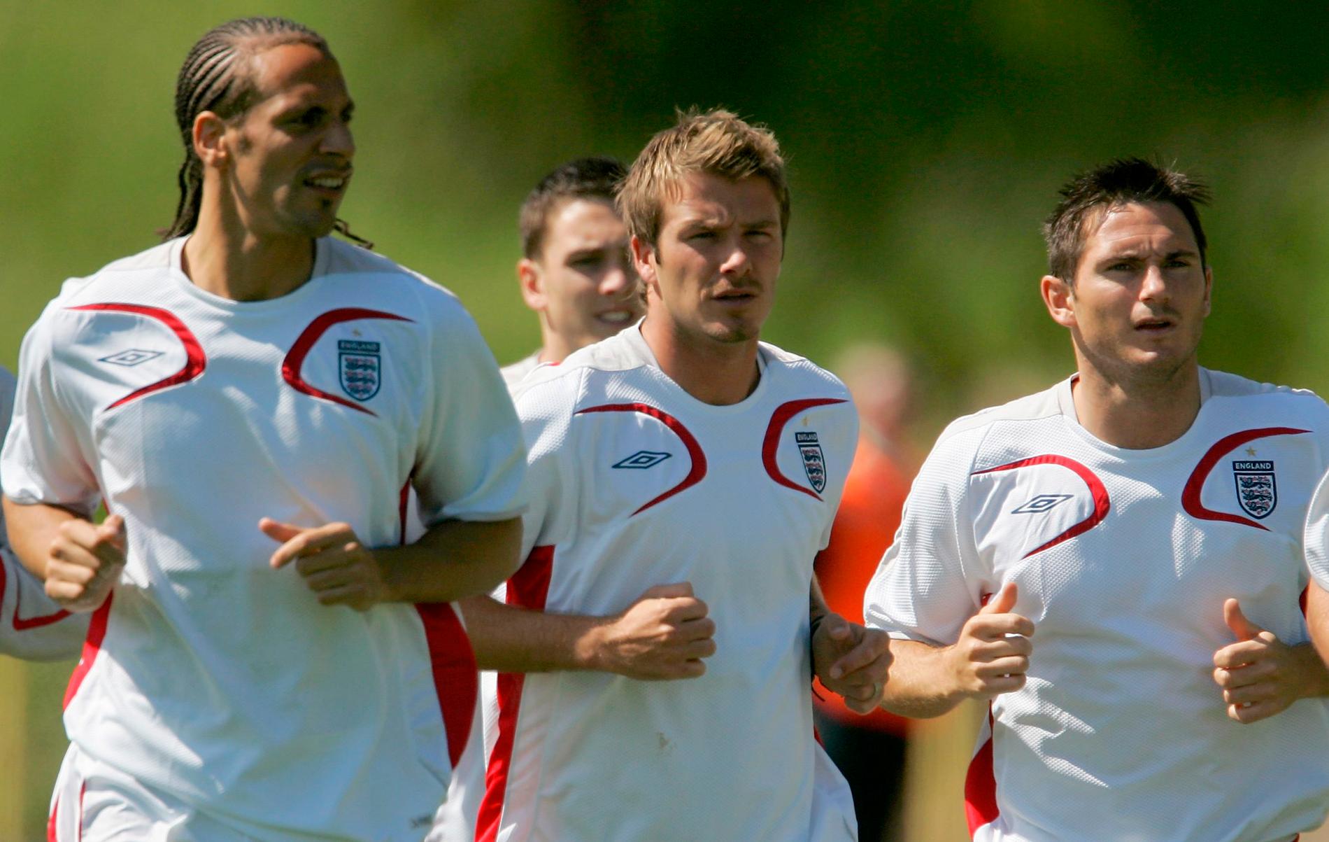 Ferdinand, Beckham och Lampard