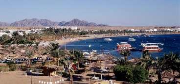 De flesta hotellen i Sharm-el-Sheikh ligger i Naama Bay.