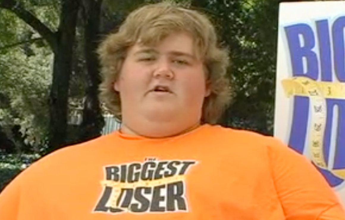 Daniel Wright i ”Biggest loser”.