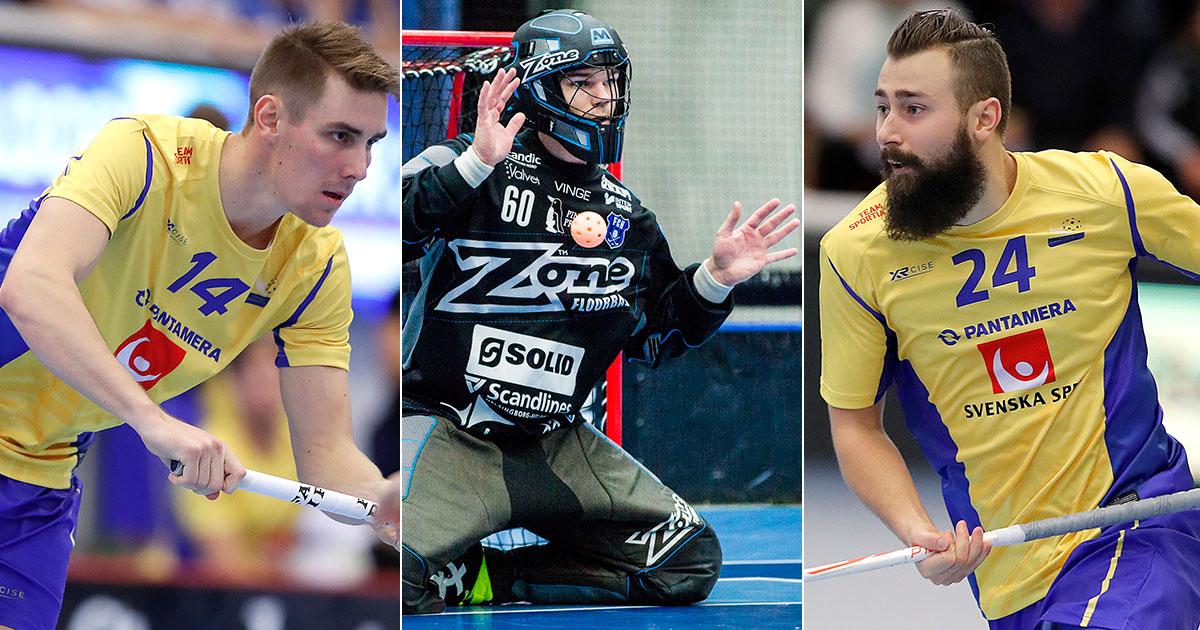 Tobias Gustafsson, Jonathan Paulsson och Thomas Holmgren gör alla sitt första VM.