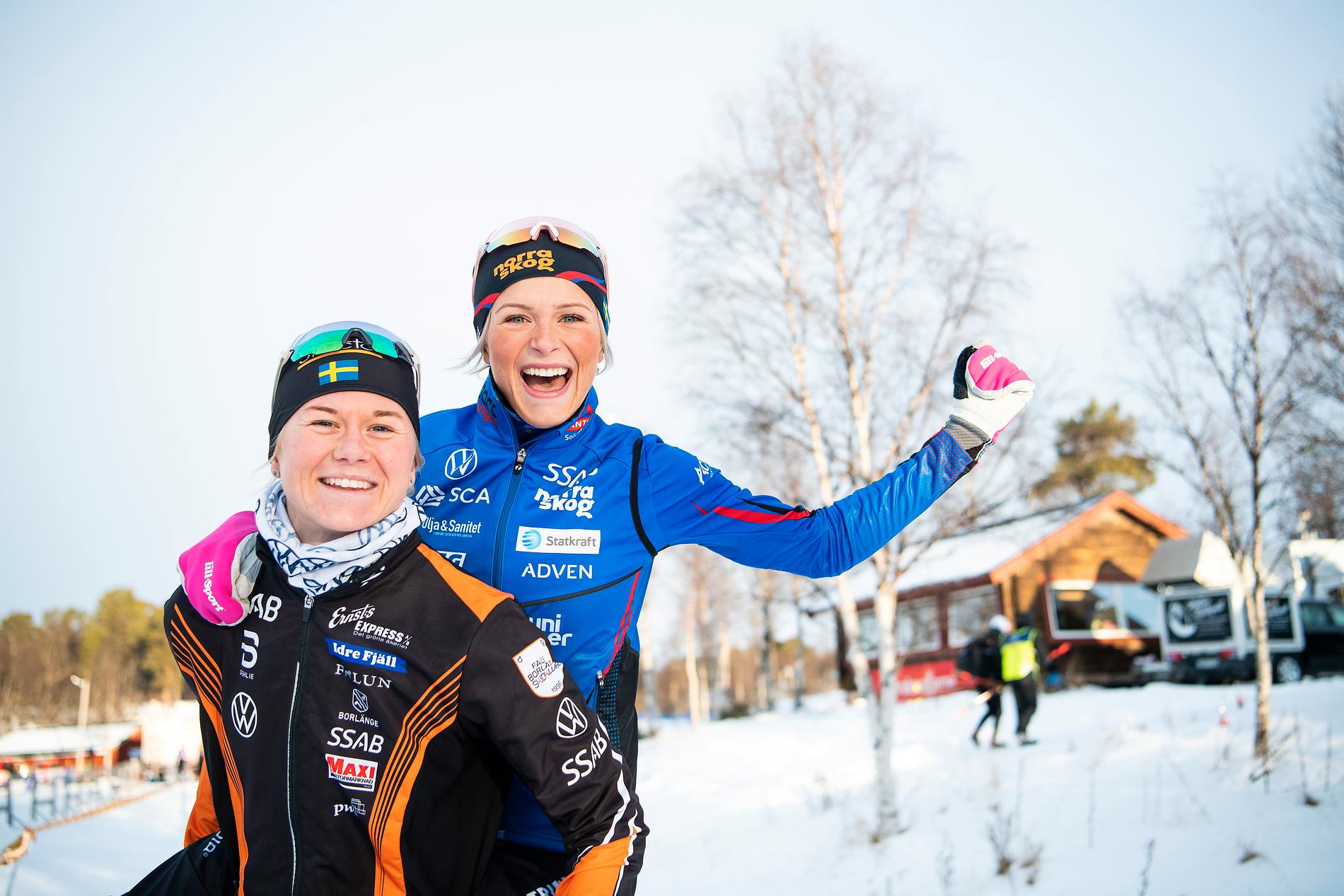 Maja Dahlqvist och Frida Karlsson. 