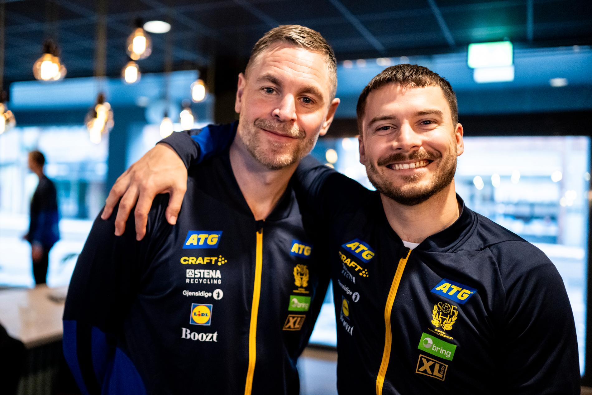 Andreas Palicka och Sebastian Karlsson.