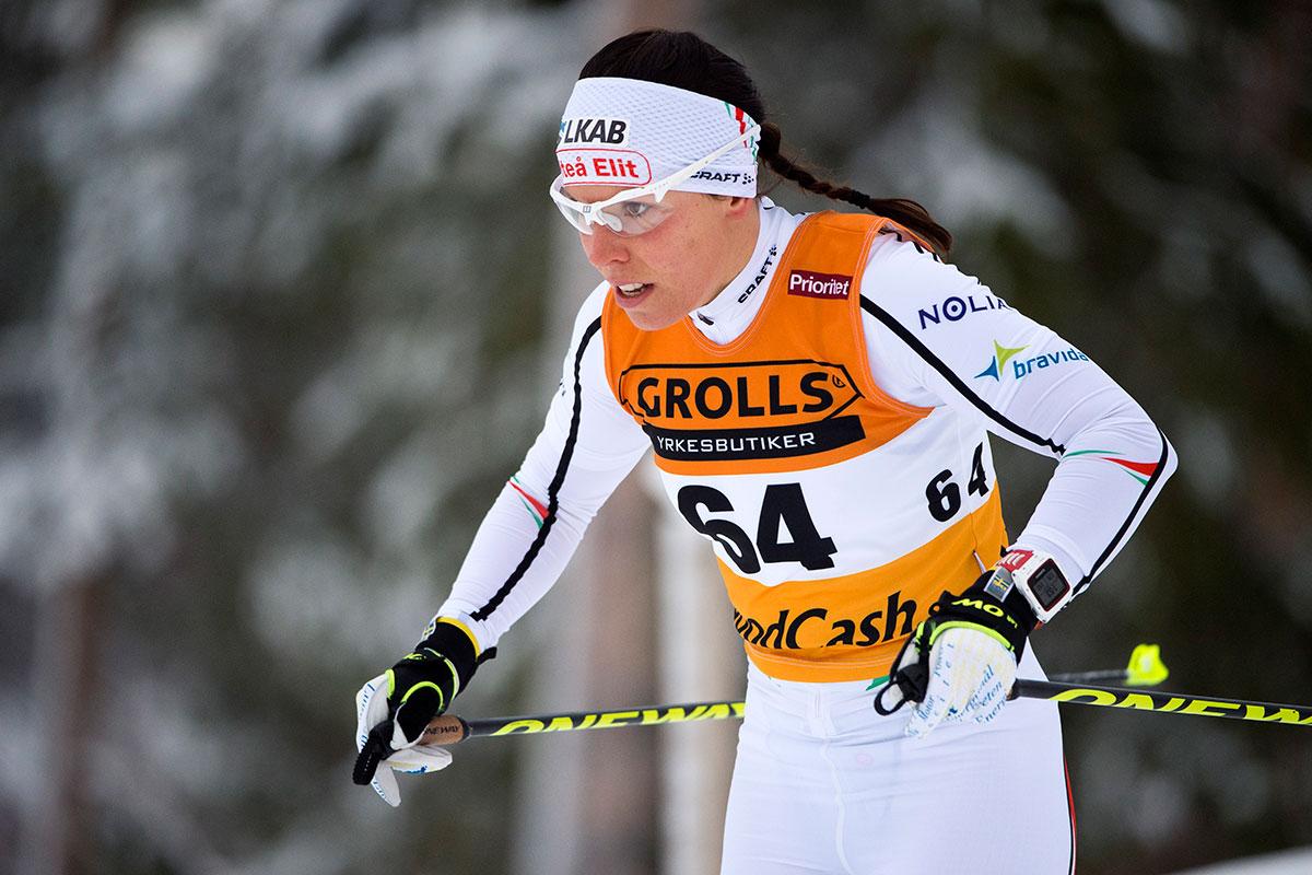 Charlotte Kalla är på plats på SM-veckan i Piteå just nu.