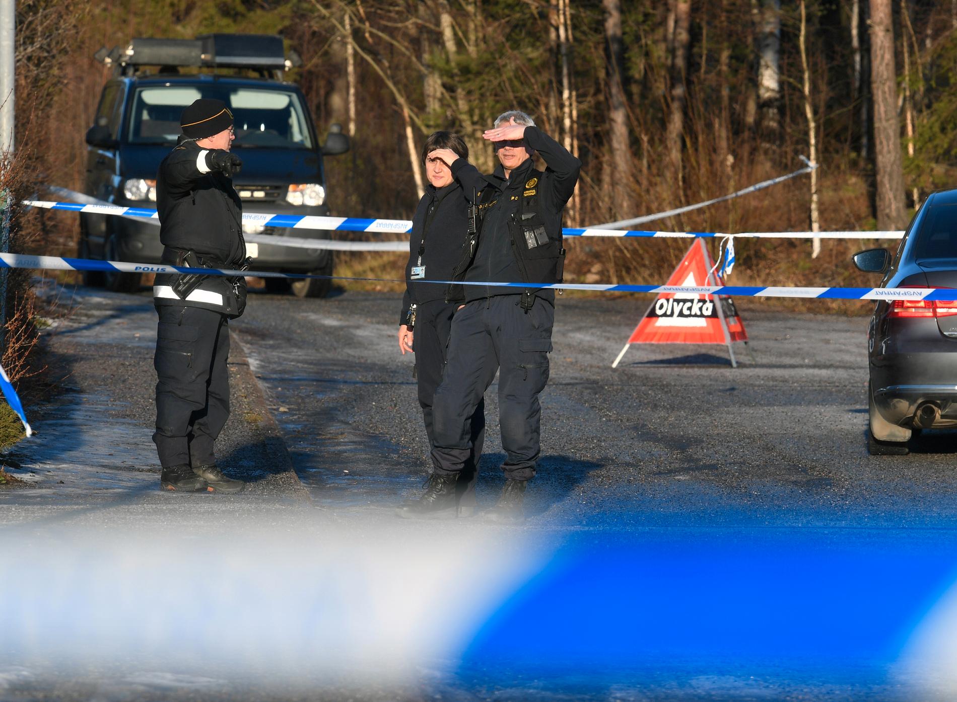 Misstänkt mord i radhusområde i Täby