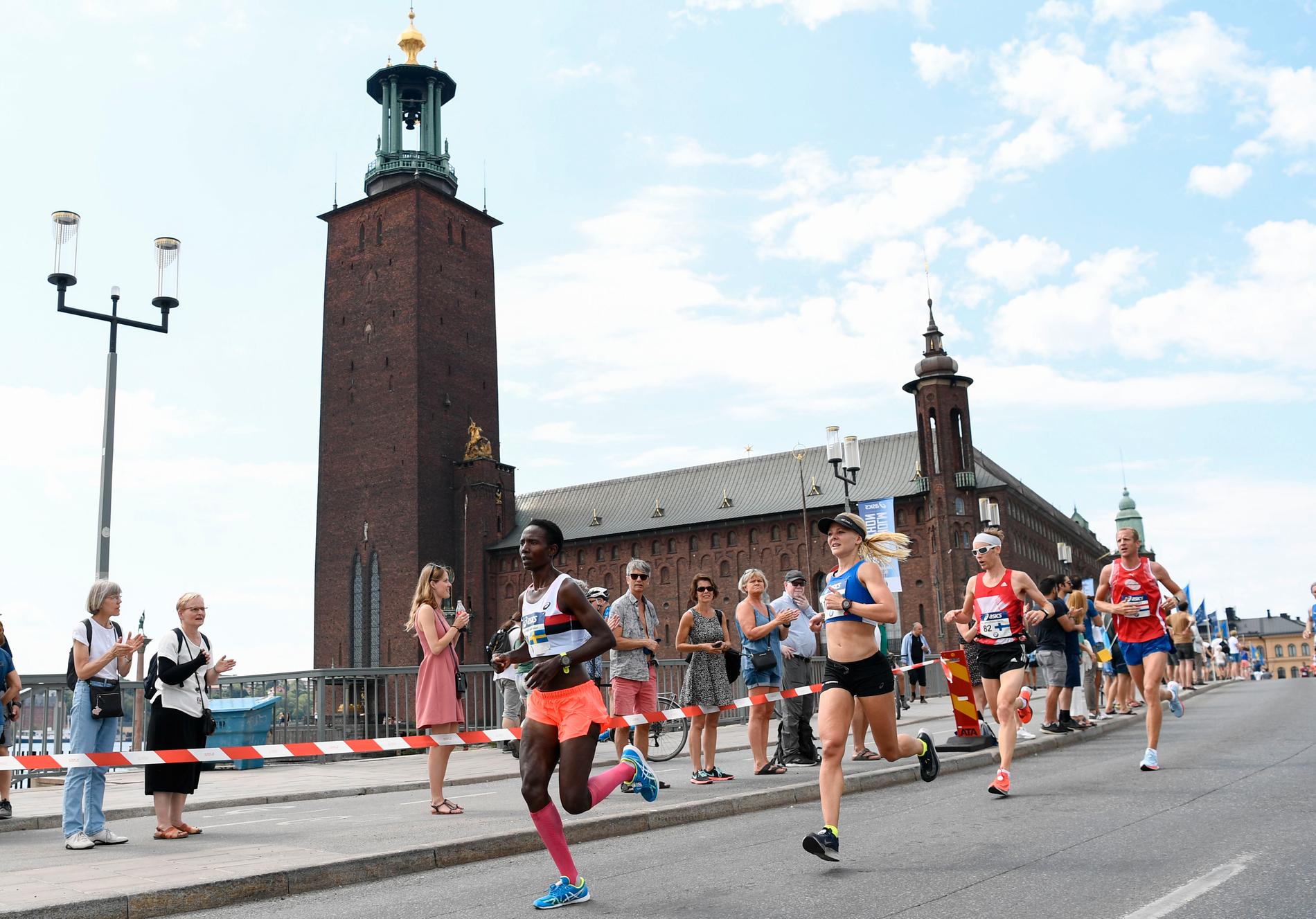 Isabellah Andersson i Stockholm Marathon 2018
