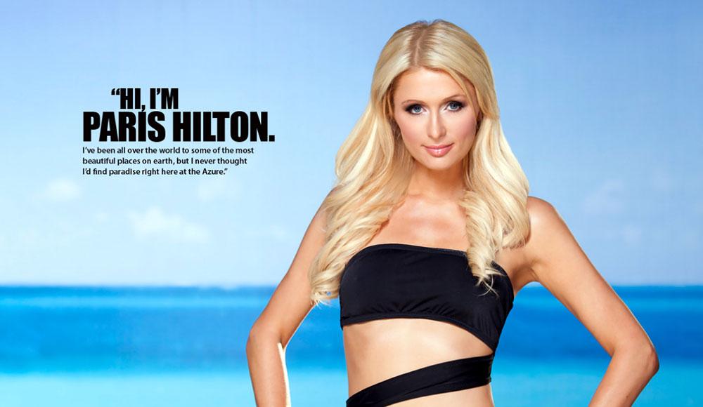 Så här presenterar stilikonen Paris Hilton, 32, sitt nya projekt på hemsidan.