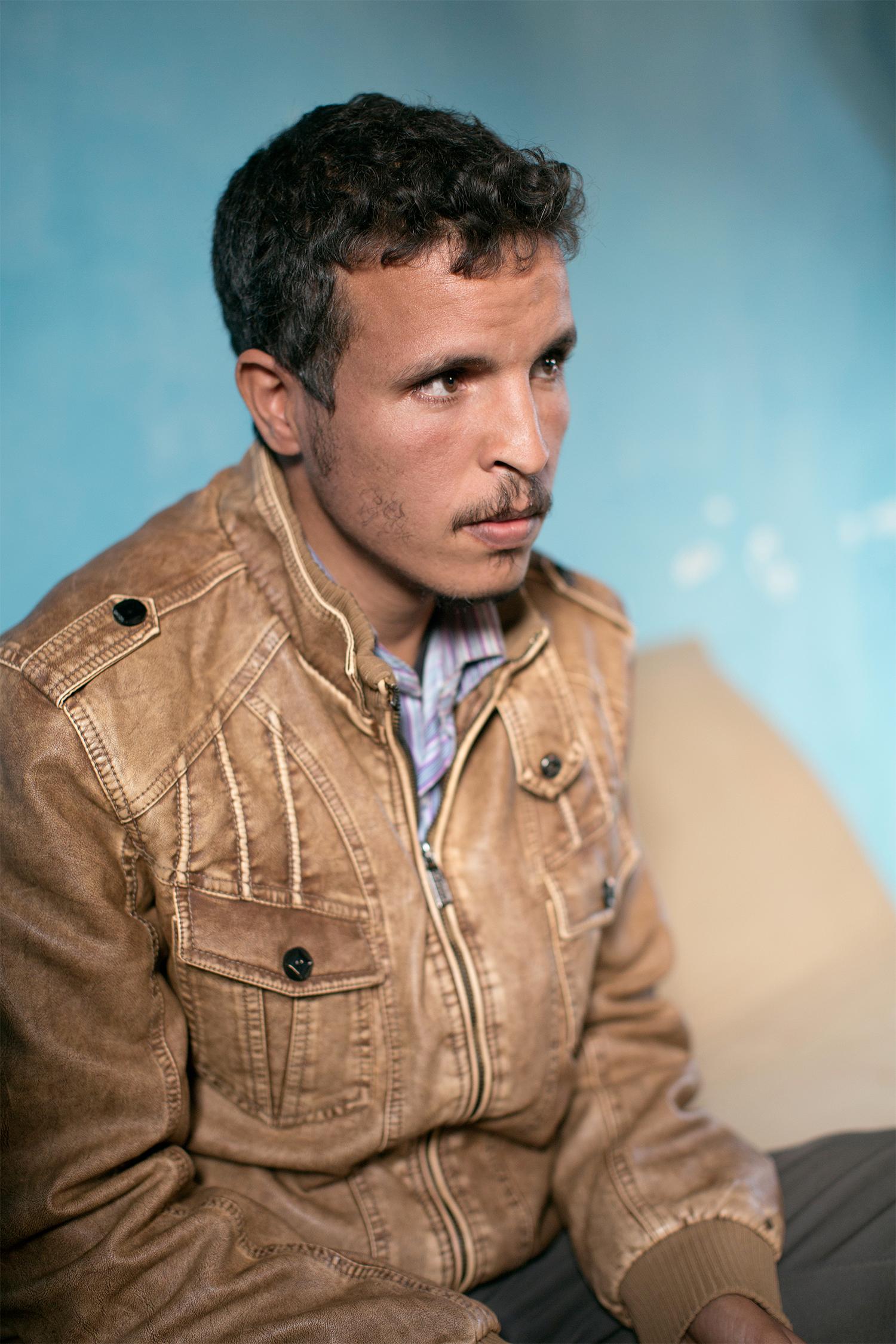 32-årige Hadi Hamadi tillhörde motståndsrörelsen och var eftersökt av den marockanska säkerhetstjänsten när han flydde från Västsahara. Nu lever han i de västsahariska flyktinglägren utanför staden Tindouf i Algeriet. Johan Persson