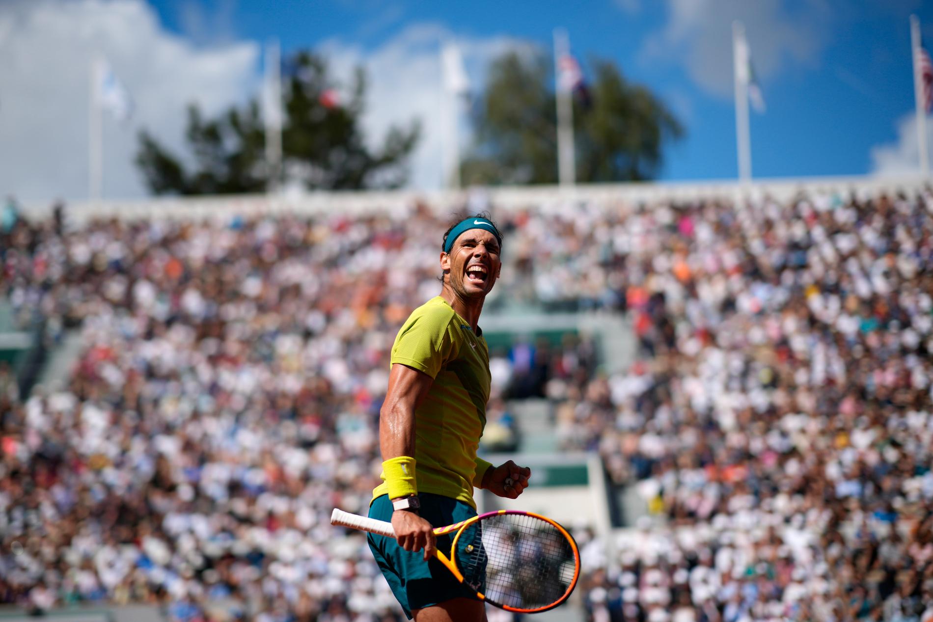 Rafael Nadal (bilden) och Novak Djokovic tog sig enkelt vidare från Franska mästerskapens tredje runda.