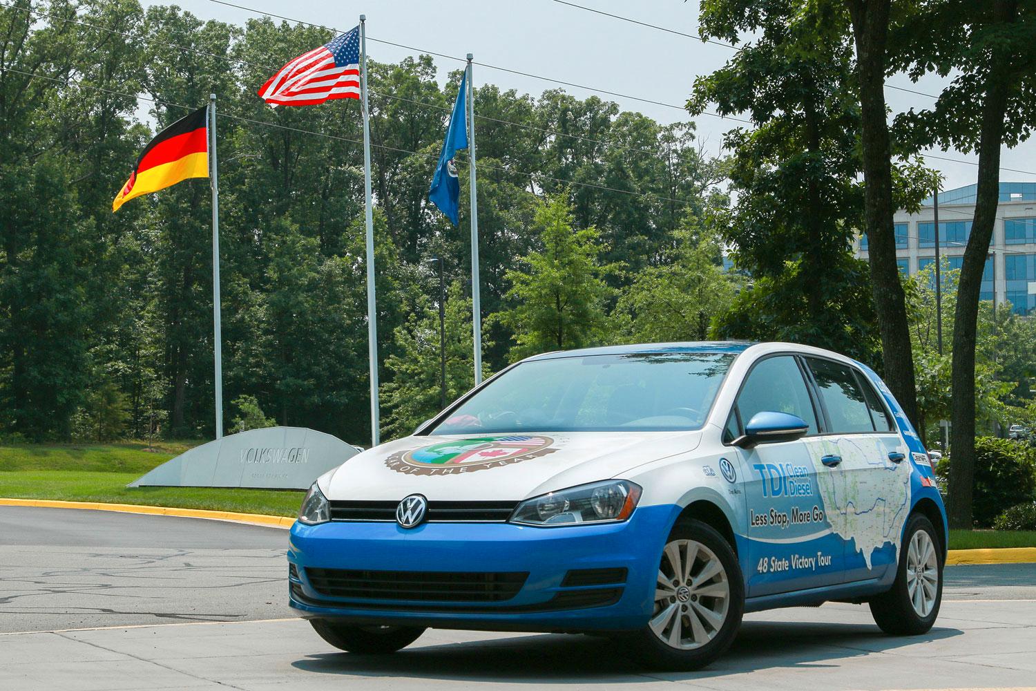 I somras slog Volkswagen rekord med en Golf TDi. Lyckades hålla en förbrukning på 0,29 liter/mil genom 48 av USA:s delstater.