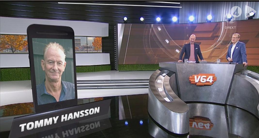 Tommy Hansson, 65, från Hammarstrand var en av två spelare som vann 20 miljoner kronor på V75 i lördags.