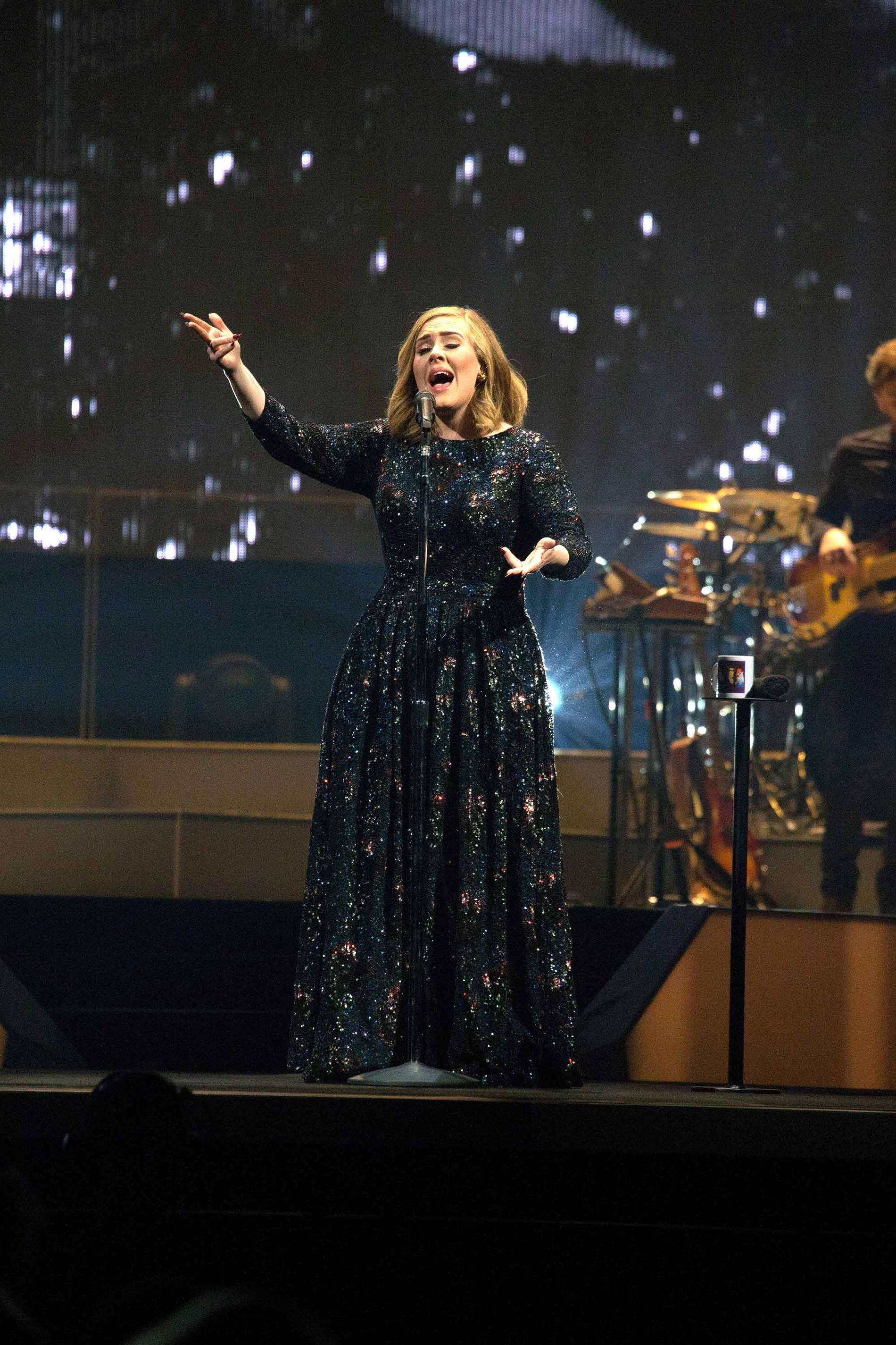 Adele i Tele 2 Arena, Stockholm.