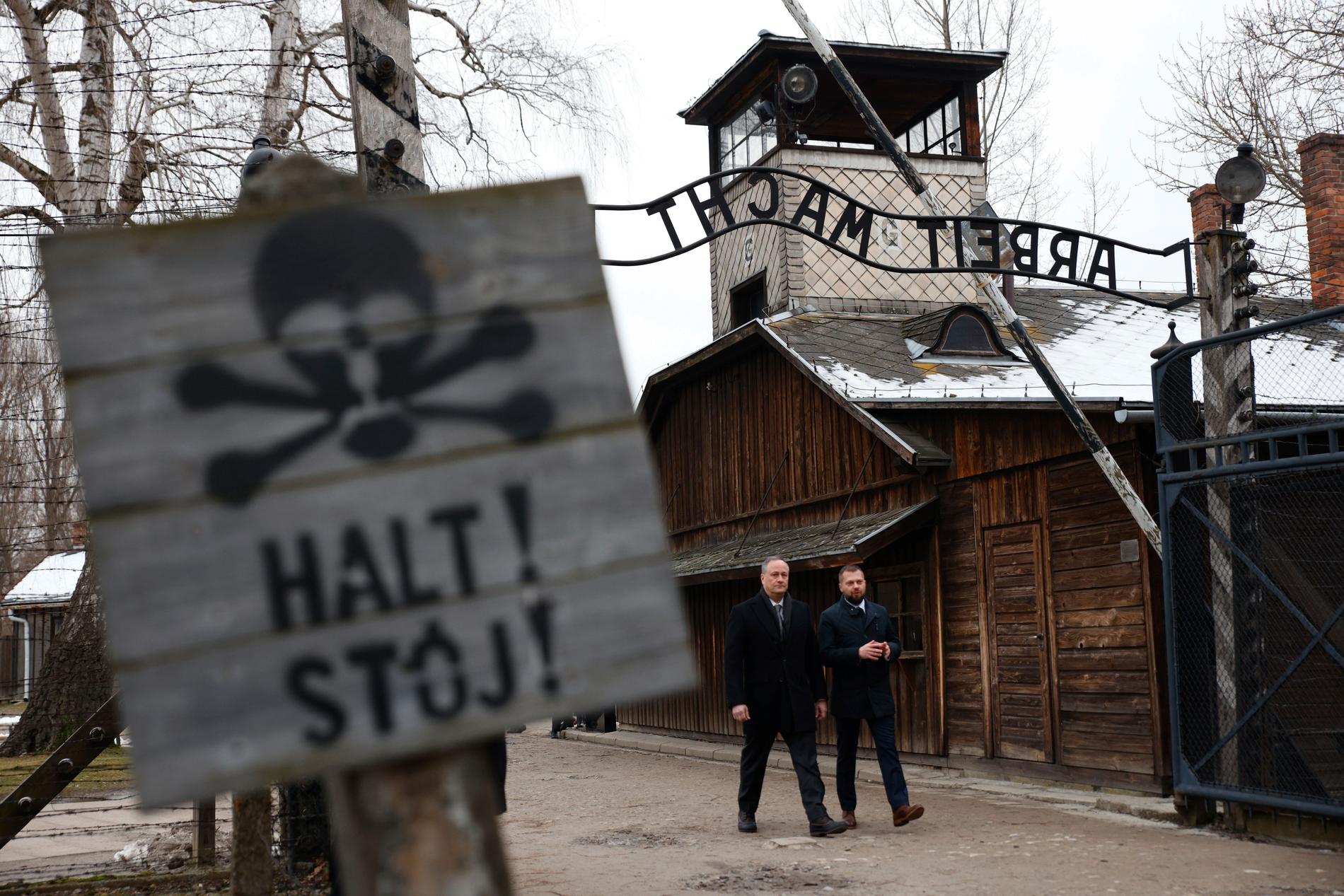 Offren i Auschwitz-Birkenau hedrade på dagen 78 år efter att lägret befriades.