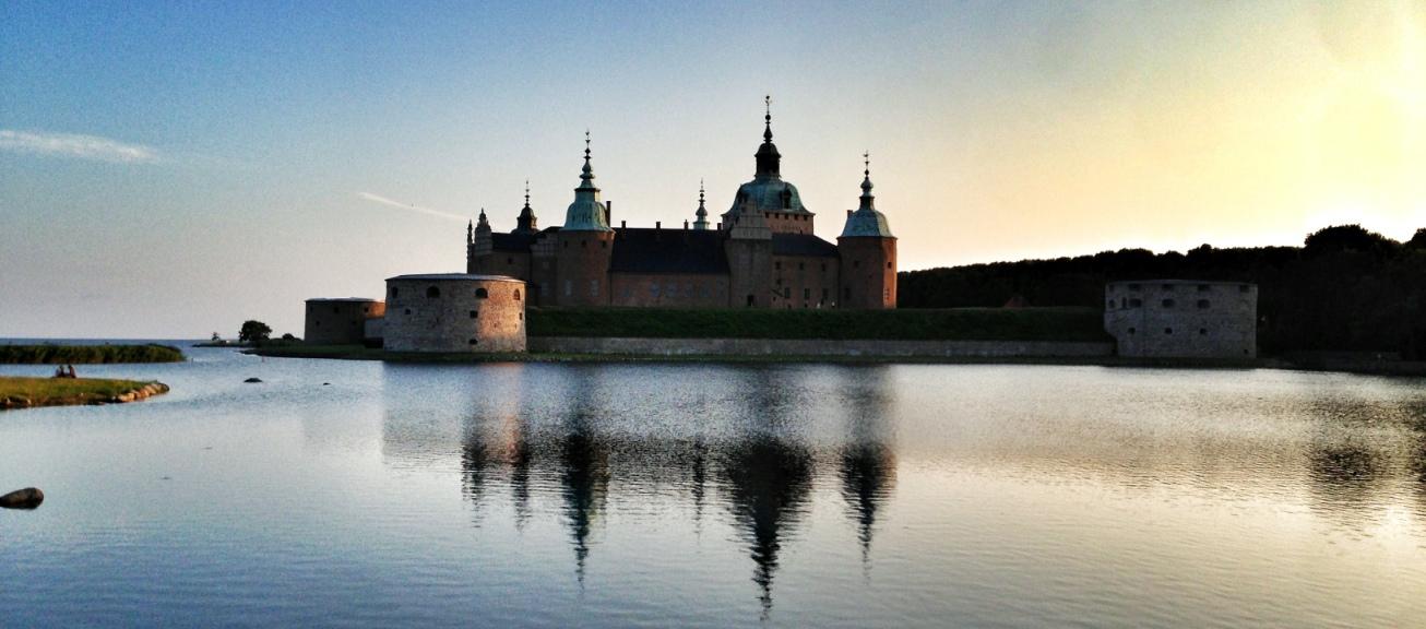 Kalmar Slott i julikväll
