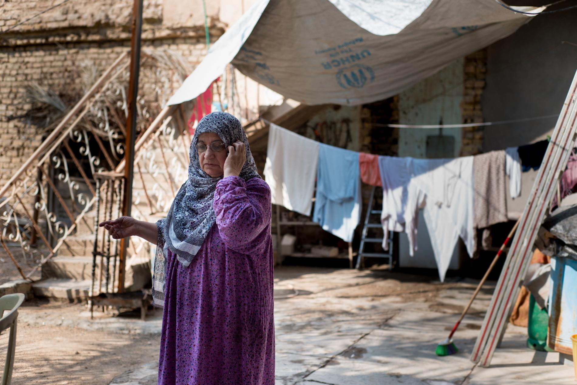 När IS tog kontroll över Fallujah flydde Wasil och hennes familj sitt hem.