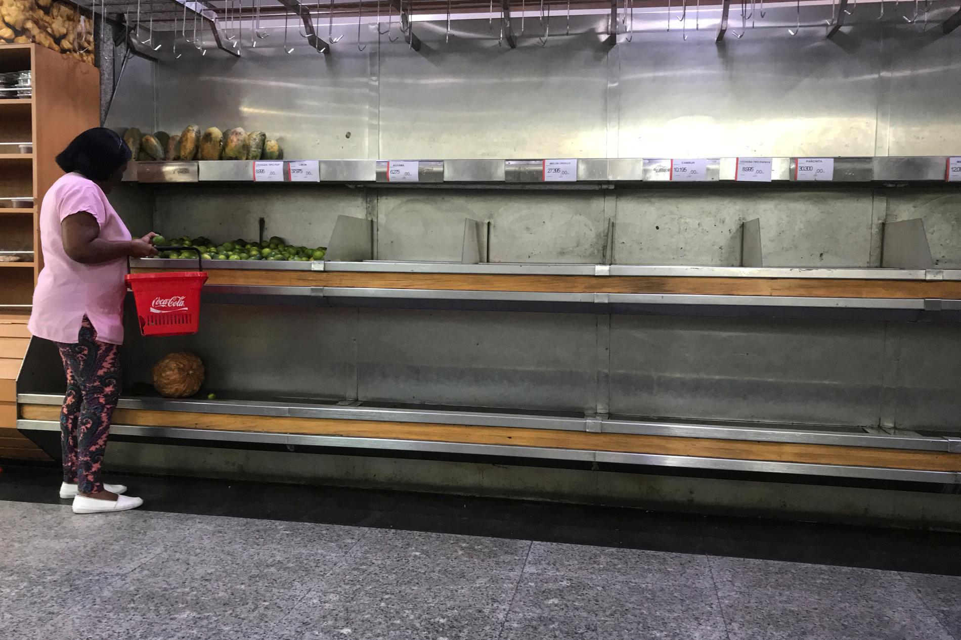 Matbristen är stor i Venezuela