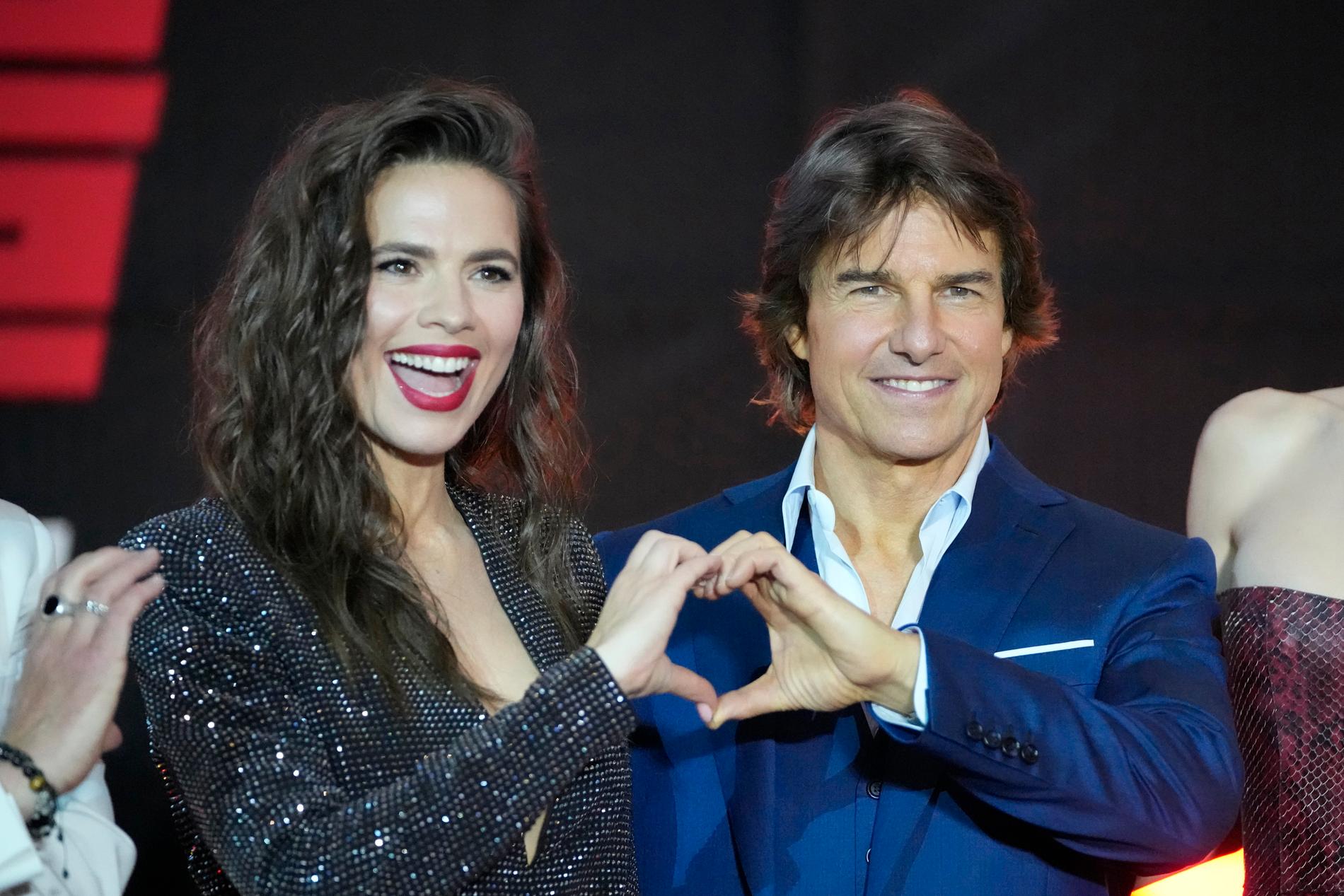  Hayley Atwell och Tom Cruise i nya ”Mission: Impossible”.