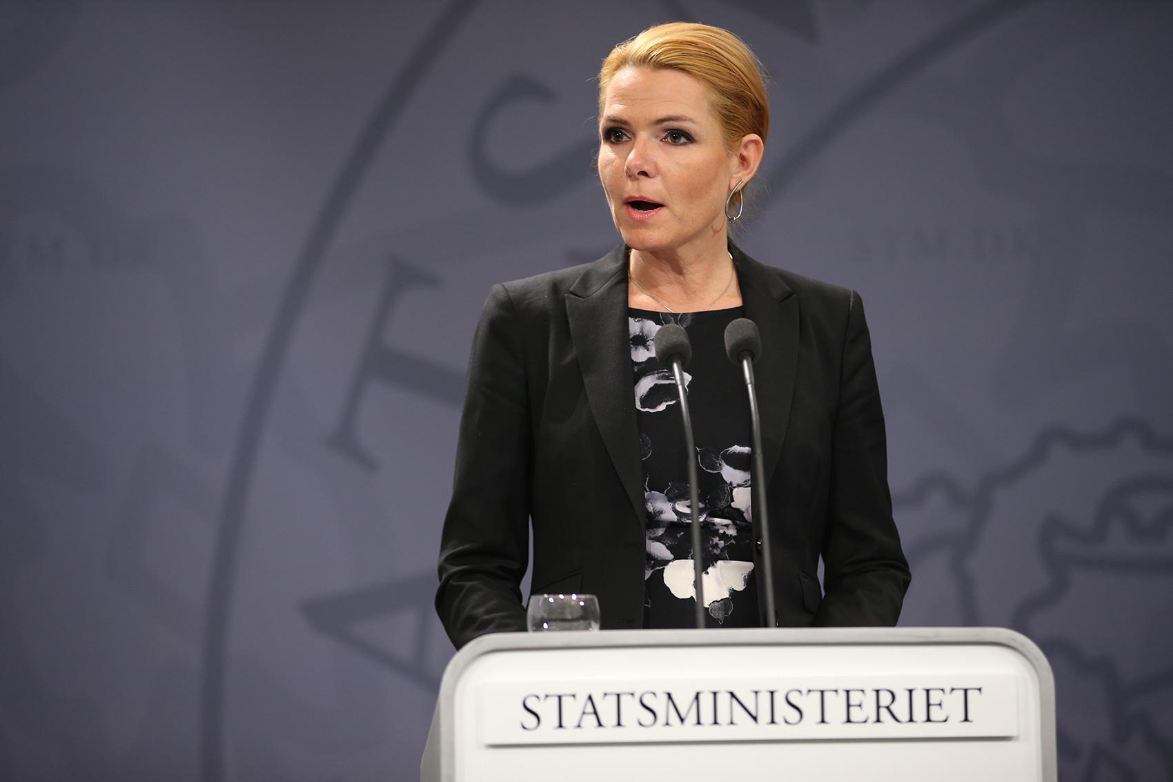 Inger Stöjberg, Danmarks migrationsminister.