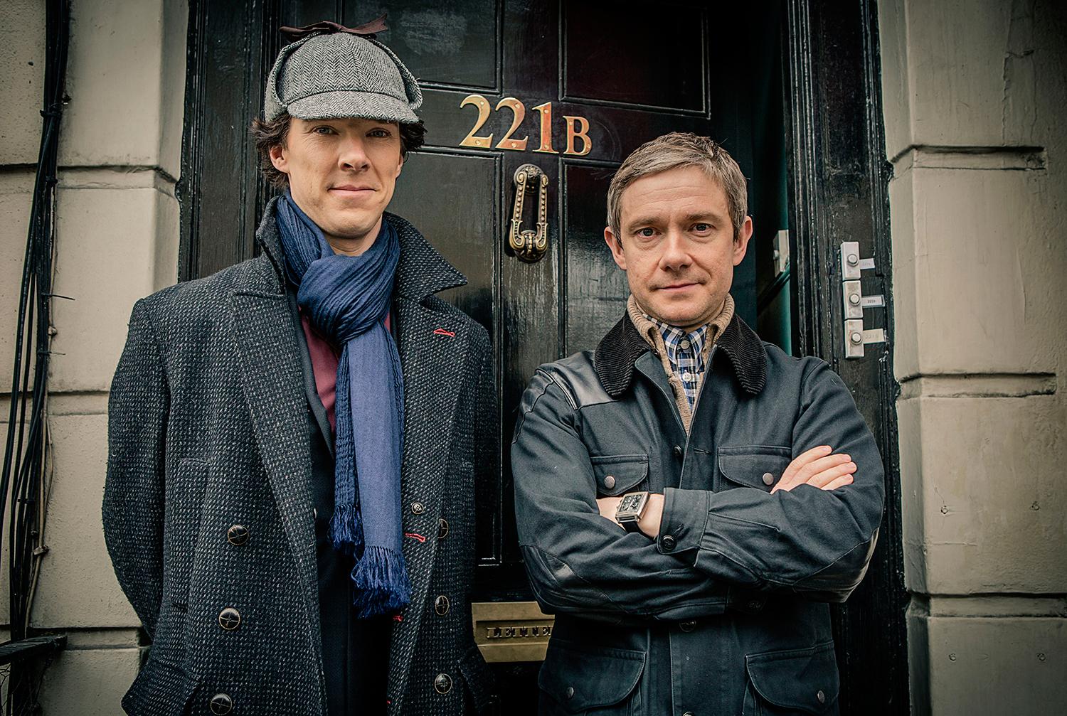 Tillsammans med skådespelaren Benedict Cumberbatch har Martin Freeman anpassat Sherlock Holmes till 2000-talet.